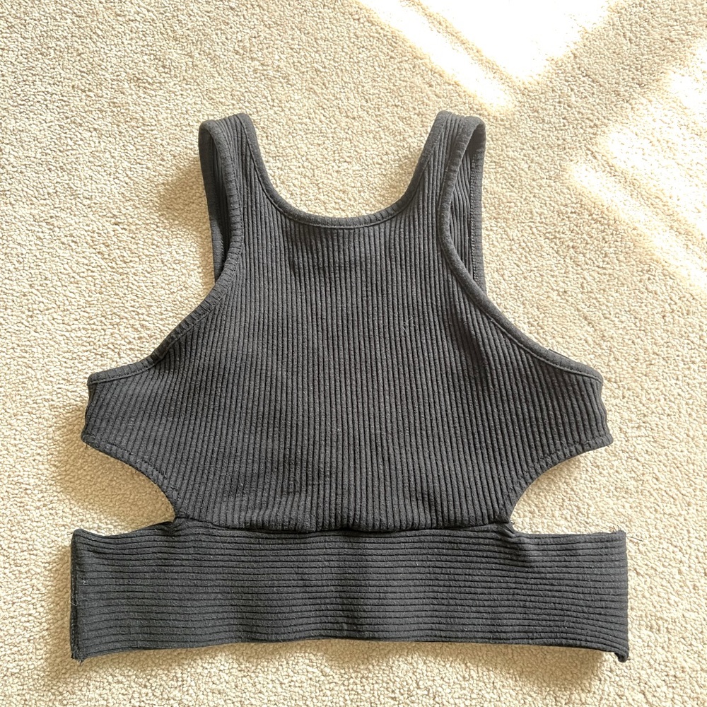 FP Beach Black Cutout Bralette